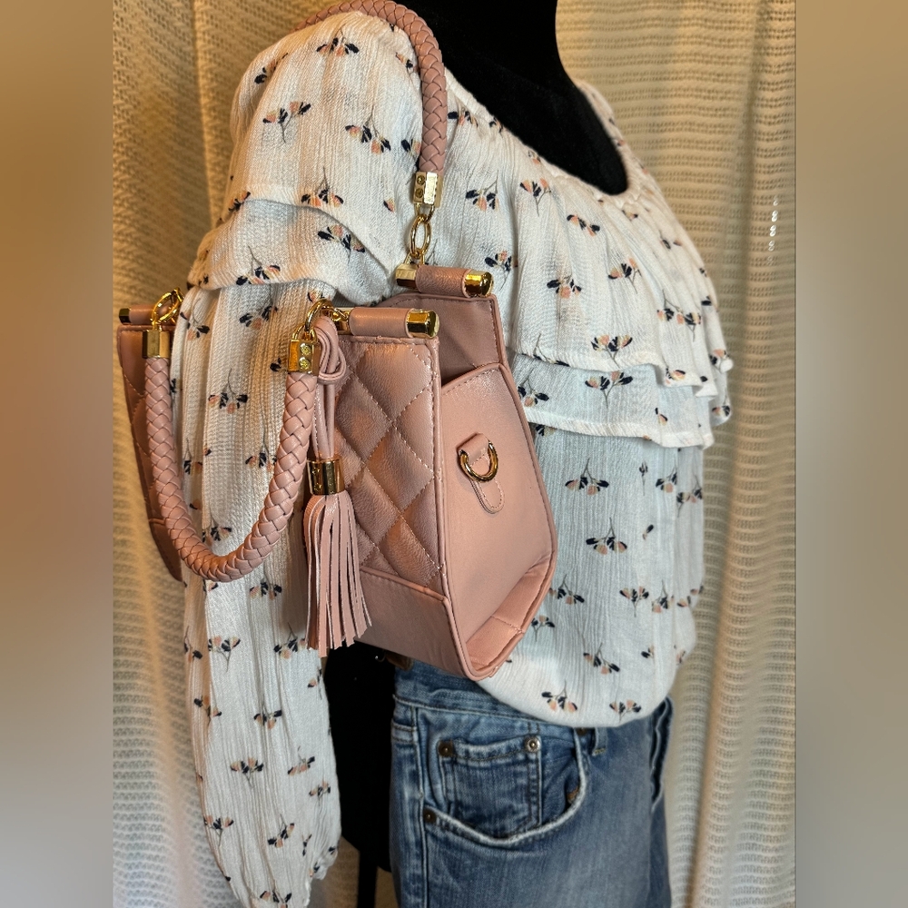 Bebe Winnie Mini Shopper Crossbody Bag - NWT - Picture 11 of 11